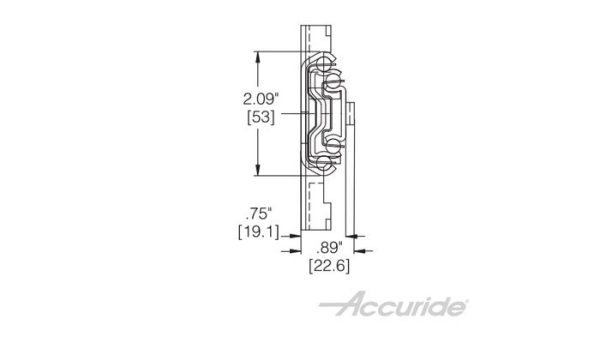 Accuride Drawer Slide 3641 - Image 2