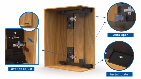 Accuride 1321 ProPocket Full Pocket Door Hardware - Image 3